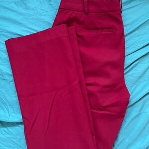 Talbots Women's Trousers in Rich Burgundy